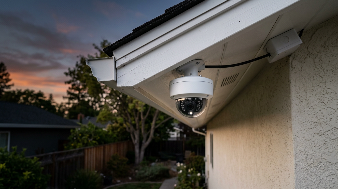 Security camera installation and monitoring